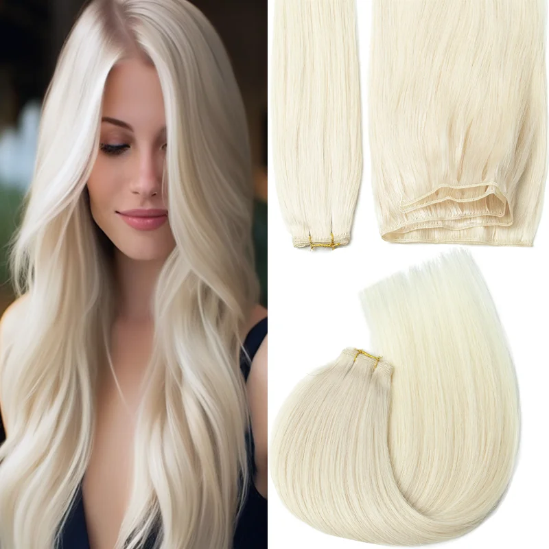 

40 г/пучок, пучки человеческих волос, натуральные прямые пришивные гениевые утки, наращивание волос «сделай сам», пучки натуральных волос для женщин, 12 дюймов, 16 дюймов, 20 дюймов