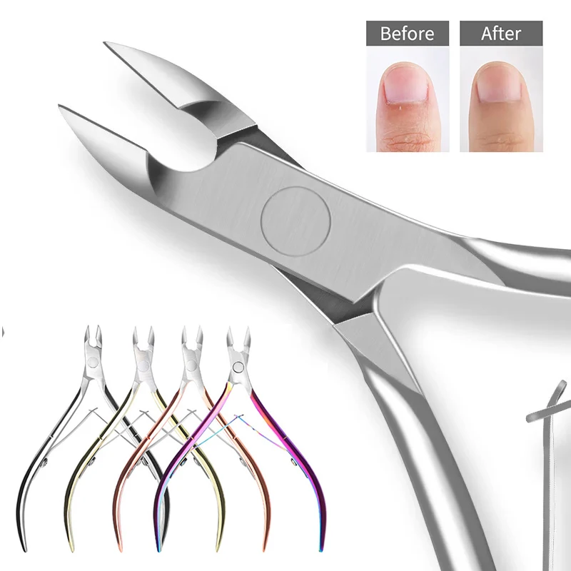 1pc Professional Cuticle Cutter Nail Nippers Scissors Manicure Pusher Pedicure Tong Dead Skin Remover Nail Cuticle Regrowth Tool