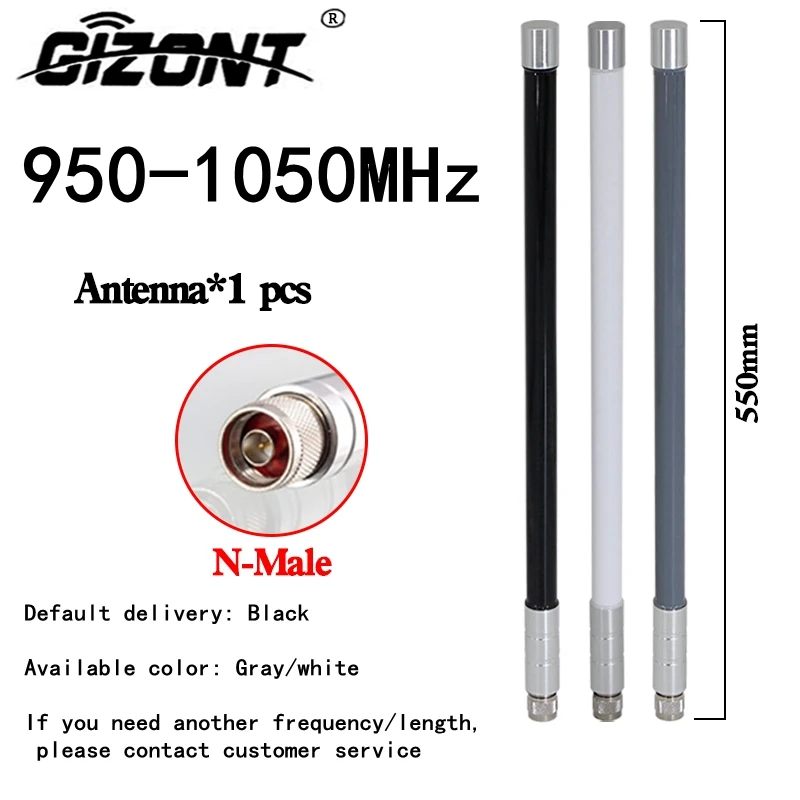 Imagem -02 - Antena da Fibra para o Drone de Fpv Módulo do Uav 700800mhz 750950mhz 800-900mhz 850-950mhz 9001000mhz 950-1050mhz