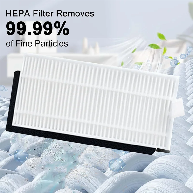 H-W 6 قطعة مرشح نظافة ل Lubluelu SG60 SL60 SL60D SL61/Laresar L6 Nex جهاز آلي لتنظيف الأتربة استبدال أجزاء