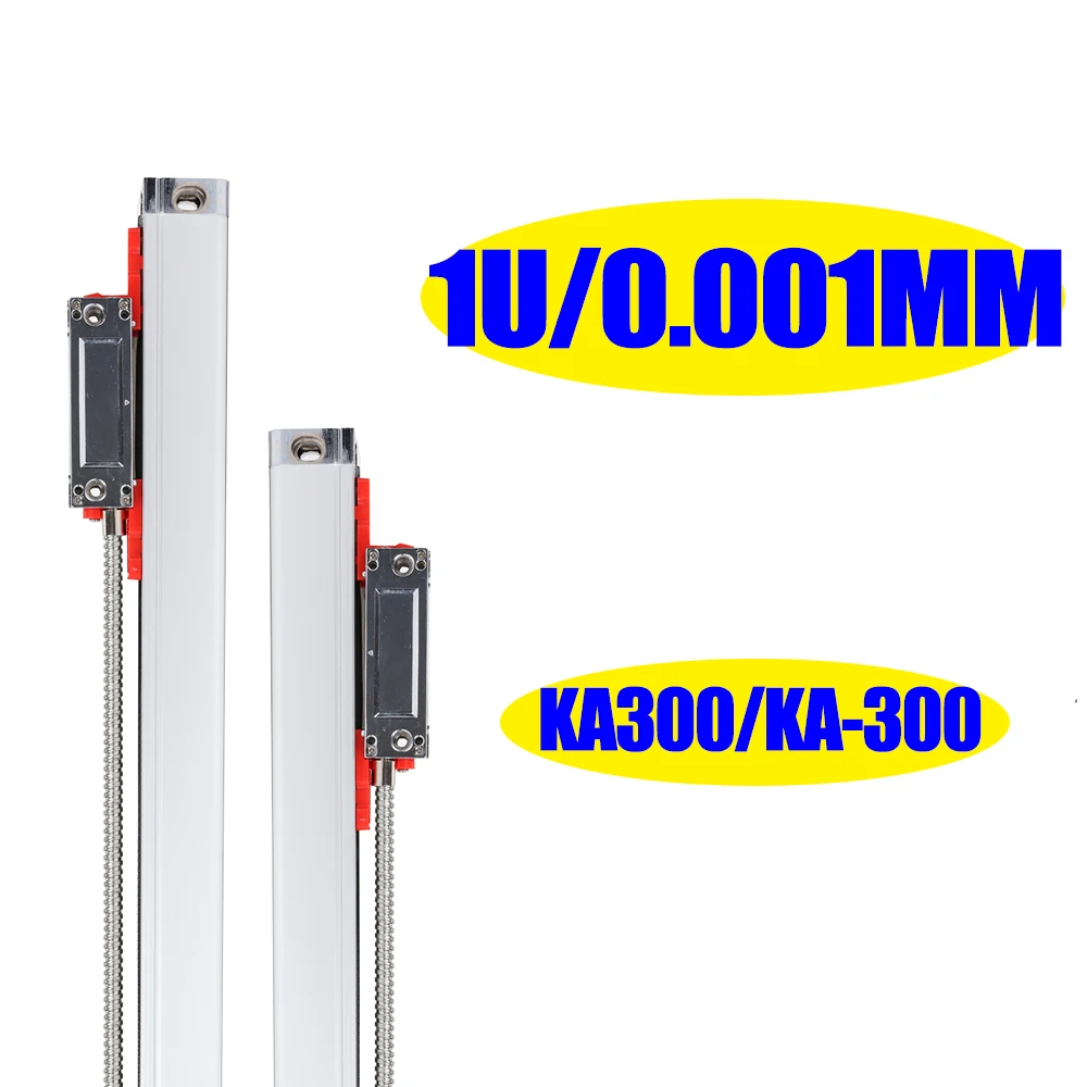 

KA300 KA-300 YHSINO 1U 0,001 мм Высокая точность 5 в TTL DB9 линейные оптические стеклянные весы размеры 70 120 170 220 270 320 370 420