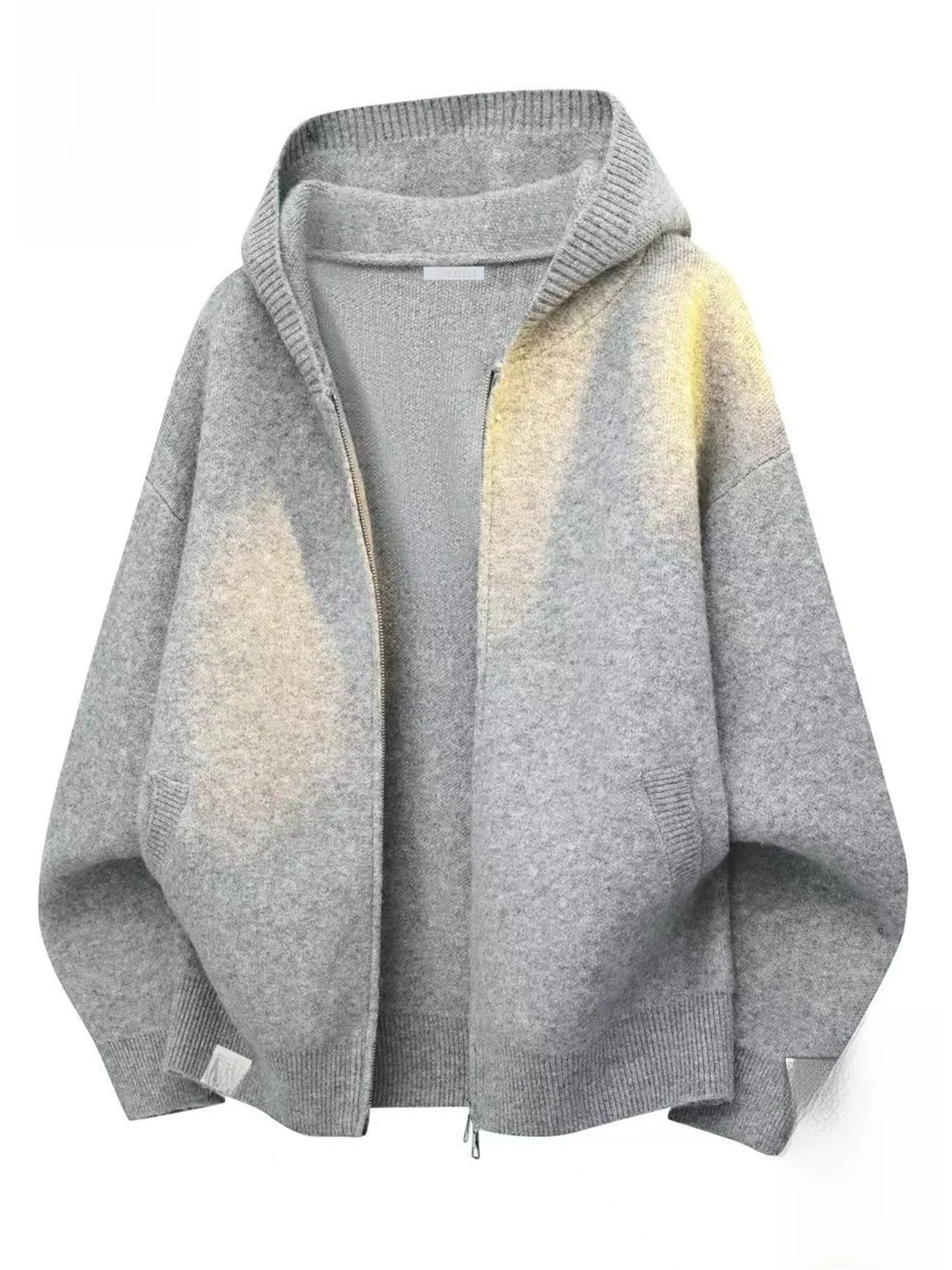 

PaulFrank Men's Hooded Knitted Open Cardigan Sweater Loose Casual Autumn Winter Faion Durable Soft Polyester Blend Coat
