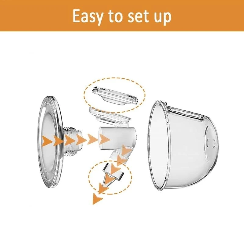 J15U Silicone Duckbill Valves & Diaphragms Components set Essential Breast Accessories 6pcs for Breast Pumps