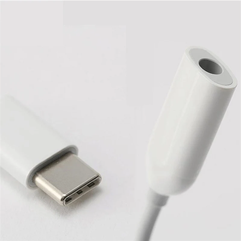 For Xiaomi Type C 3.5 Jack Earphone Cable USB C to 3.5mm AUX Audio Headphones Adapter For Xiaomi Mi 9 8 se 6 6x mix 3 2s 8 lite