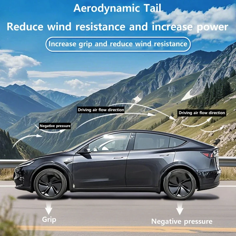 High Quality ABS Carbon Fiber Patterned Rear Trunk Spoiler Wing SUV 2025 High Performance Easy Installation Exterio