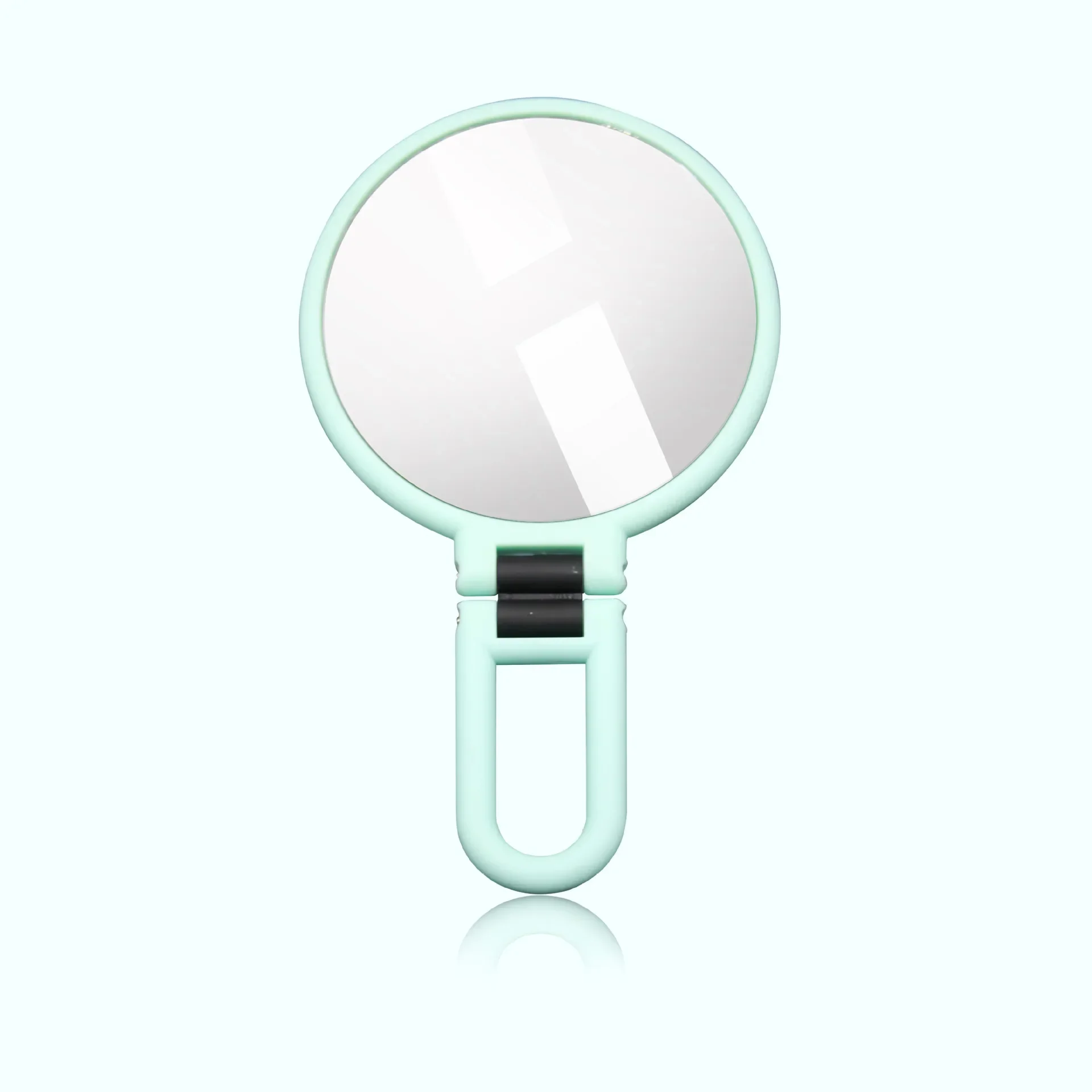 Tragbare Reise-Make-up-Tools – tragbarer, zusammenklappbarer, doppelseitiger Make-up-Kosmetikspiegel – 2/5/10/15-facher Vergrößerungs-Handspiegel