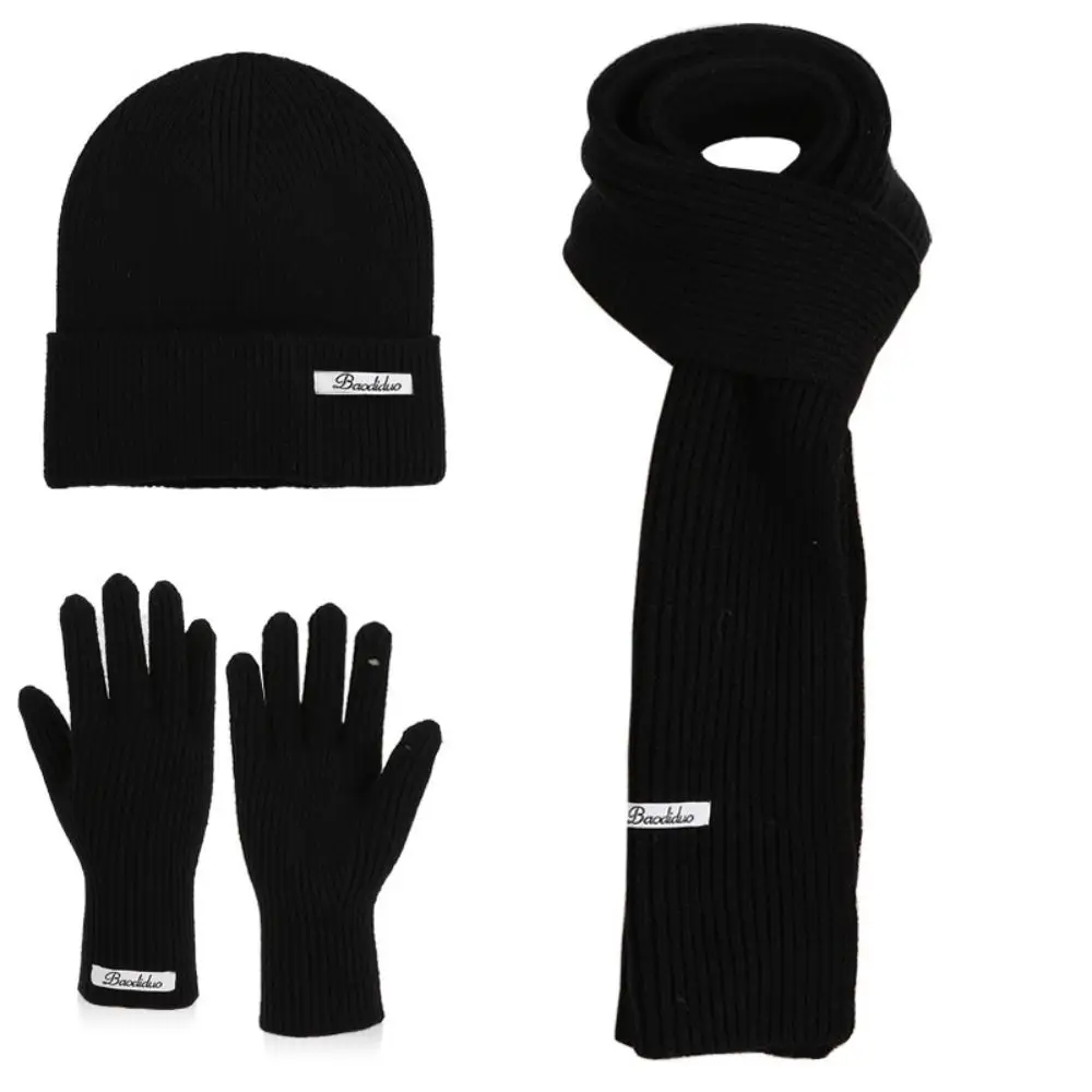 neck-warmer-solid-color-hat-scarf-gloves-set-warm-wool-thermal-knit-cap-thicken-simple-winter-beanie-hat-women-men