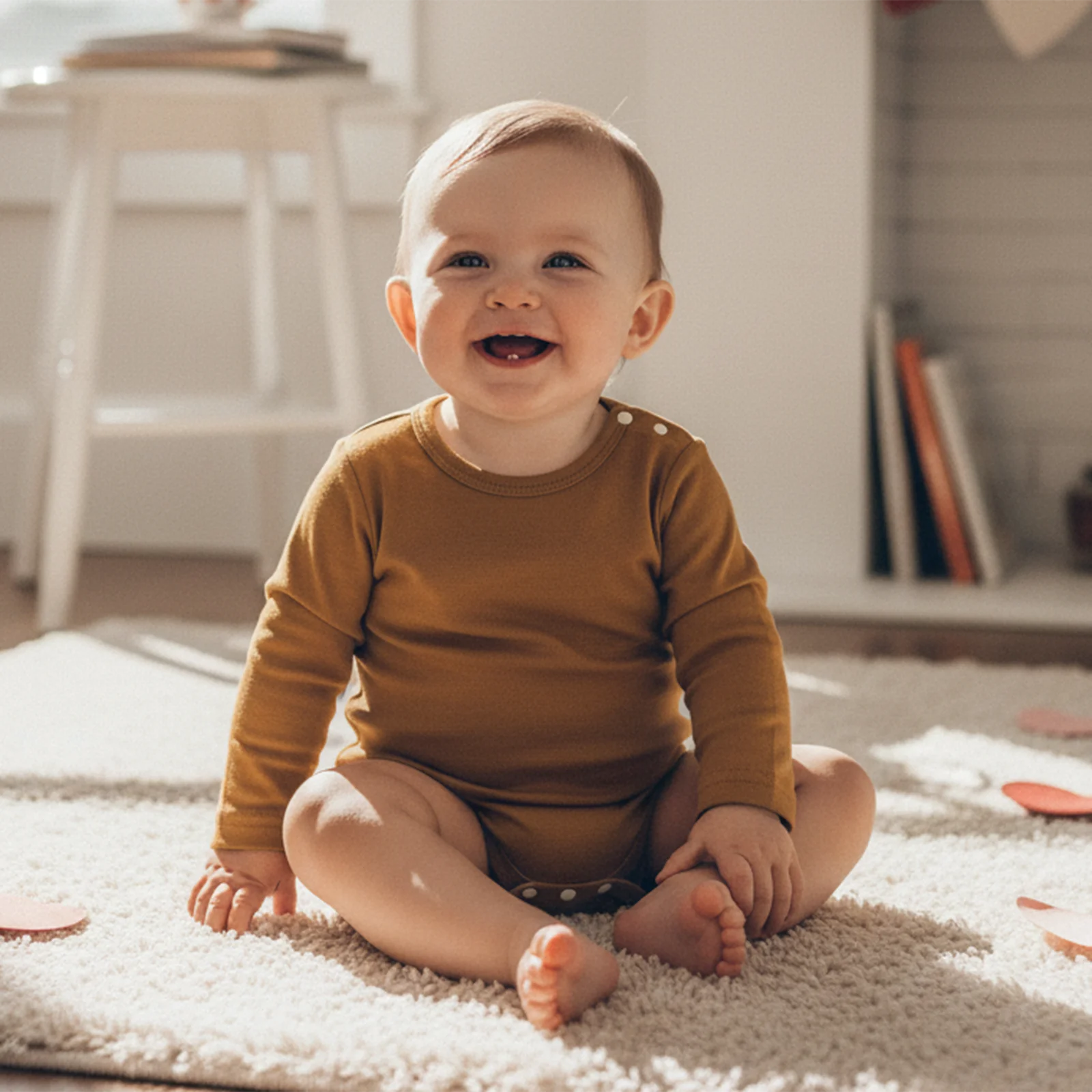 

Spring Newborn Baby Boys Girls Casual Rompers Clothes Solid Color Long Sleeve O-neck Jumpsuits Toddler Soft Clothing