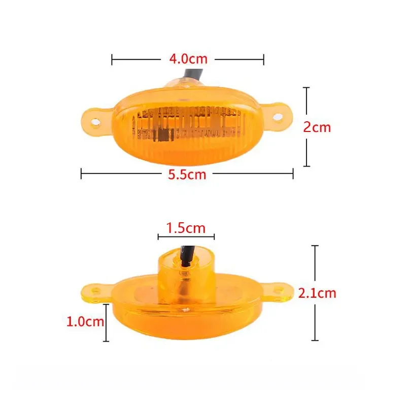 Car Front Grille Amber Light Raptor Style Lamp Kit 4Pcs/Set For Jeep Renegade 2015 2016 2017 2018 2019 2020 2021