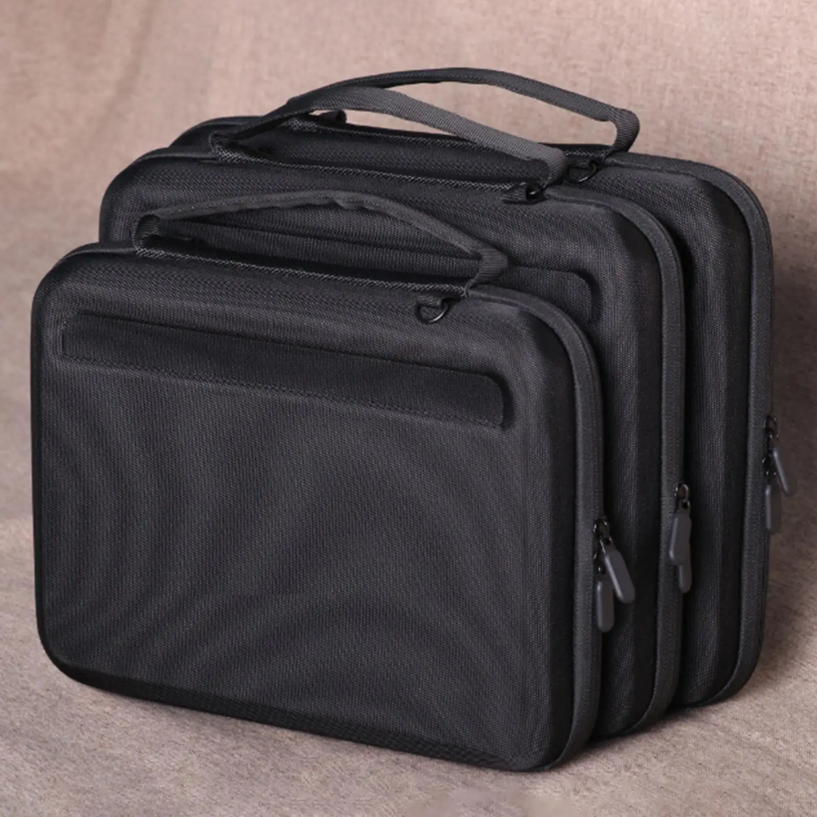 Housse rigide pour ordinateur portable et tablette avec bandoulière amovible et réglable, sac de transport et organisateur pour étudiants et infirmières