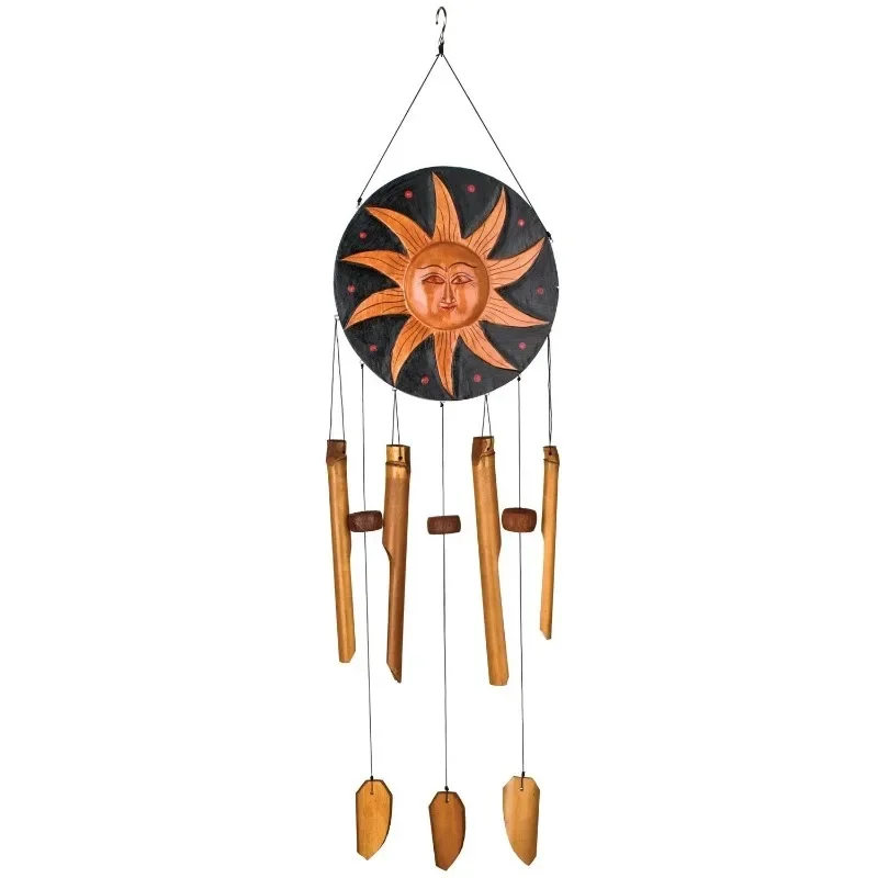 

Celestial Bamboo Chime, Wind Chimes For Outside, Wind Chimes For Garden, Patio, and Outdoor Décor, 37"L