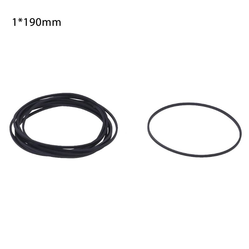 Flat Belt Turntable Rubber Belt for LP Vinyl Record Player Phono 10pcs