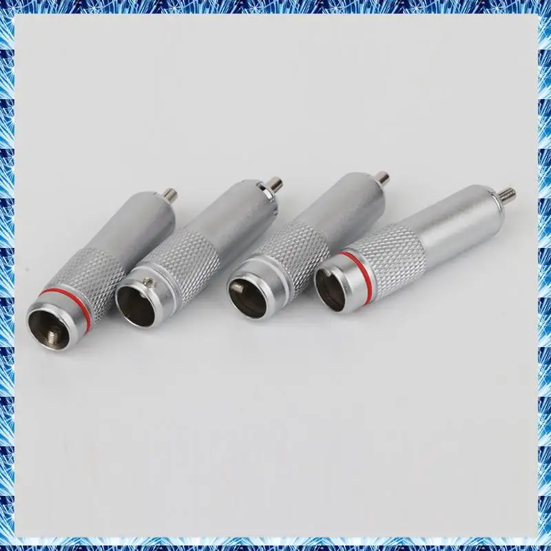 

FUFU 4PCS RCA Plug Connector RCA Audio Plug RCA Terminal For DIY HIFI Audio Cable Speaker Accessories