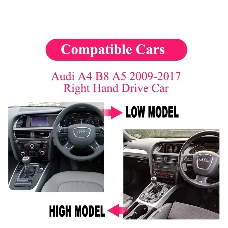 JingTian Car Carplay Android Auto Navigation GPS Multimedia Audio Radio Radios Video Player for AUDI A4 RHD 2009 2010 2011-2016