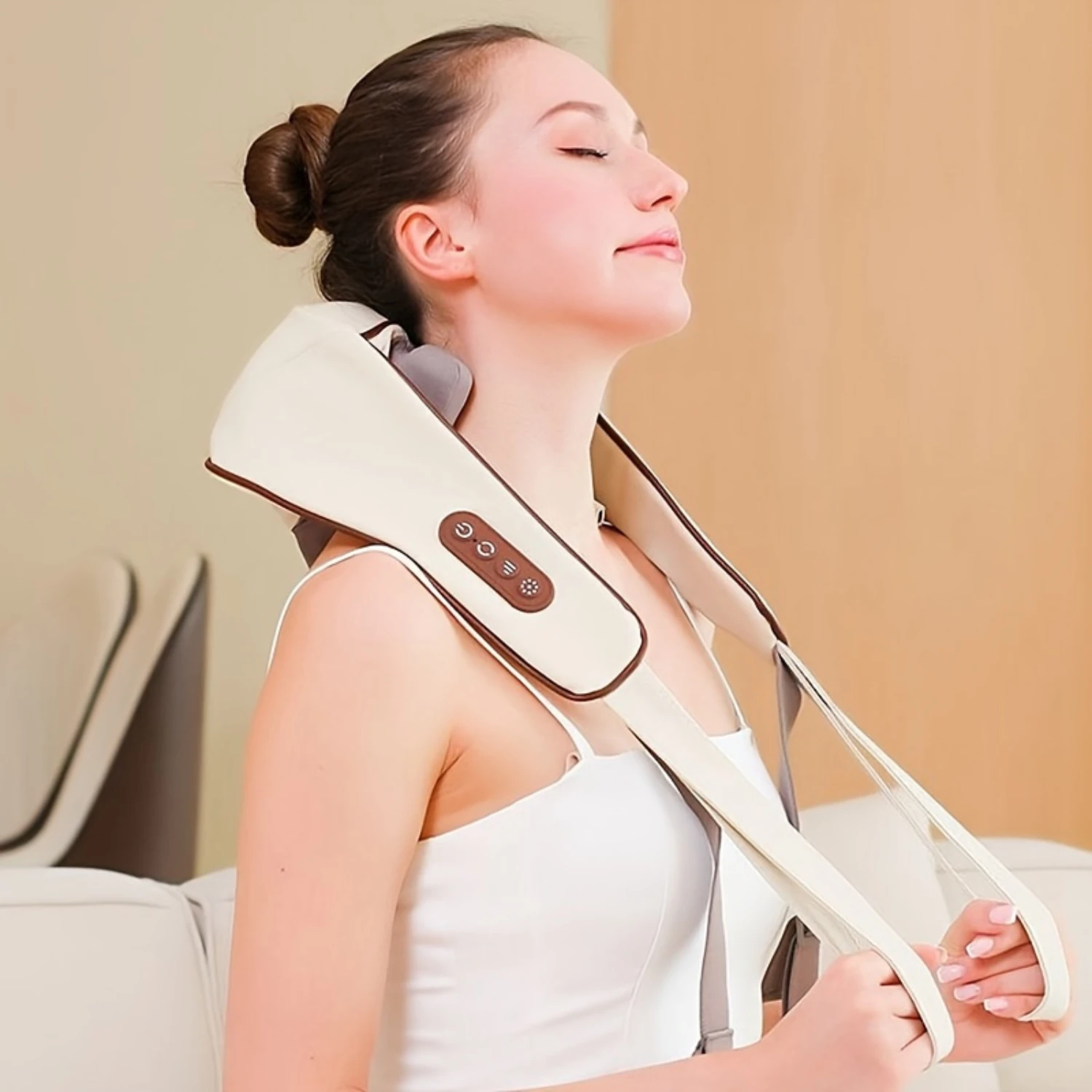 

Massage shawl cervical spine massage instrument constant temperature heating massage hammer multi-functional full body massage