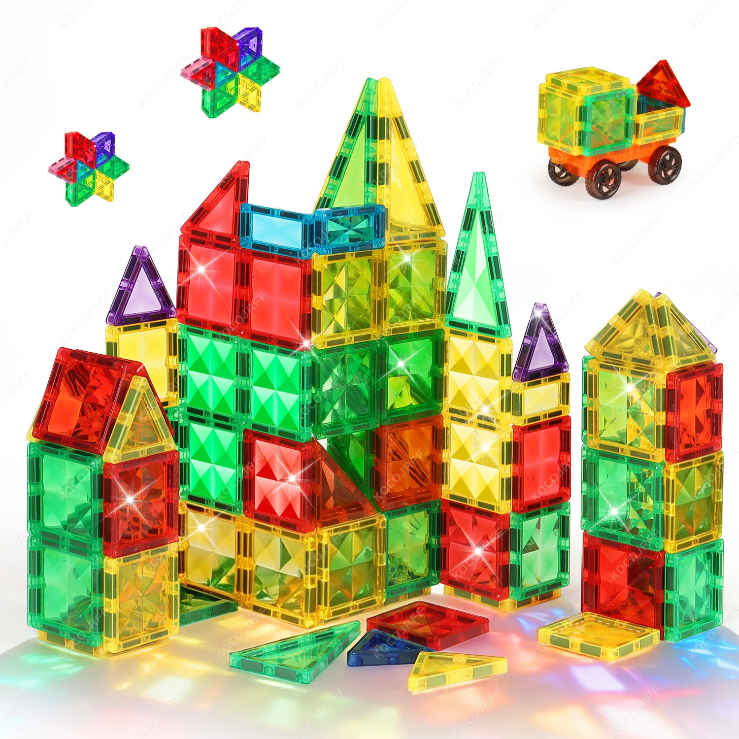 

Magnetic Block Drilling Creative Puzzle Toy, Intellectual Development Toy, Children's Holiday and Birthday Learning Gift