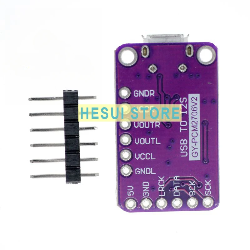 Módulo GY-PCM2706 USB a I2S IIS