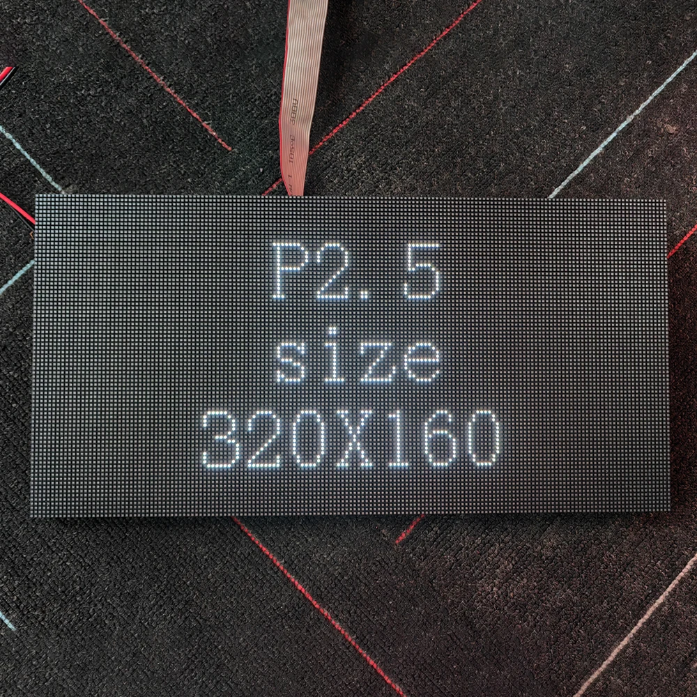 P2.5 Indoor Full Color LED Display Module,320mm*160mm,128x64 Pixels,SMD2121 32Scan RGB P2.5 LED Panel