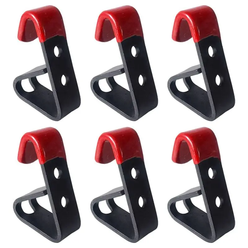 Y42A-18Pcs Tire Wheel Rim Hub Hanging Metal Hook Metal Holder Shop Display Stand Rack Wall Mounted Racing Hook
