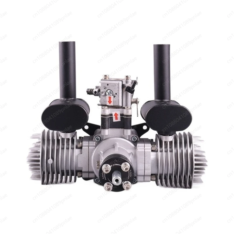 XG-76cc-T RC Gas Engine Glow Plug Ignition Innovative Opposed Twin-Cylinder 76cc for Fixed-Wing Model Aircraft