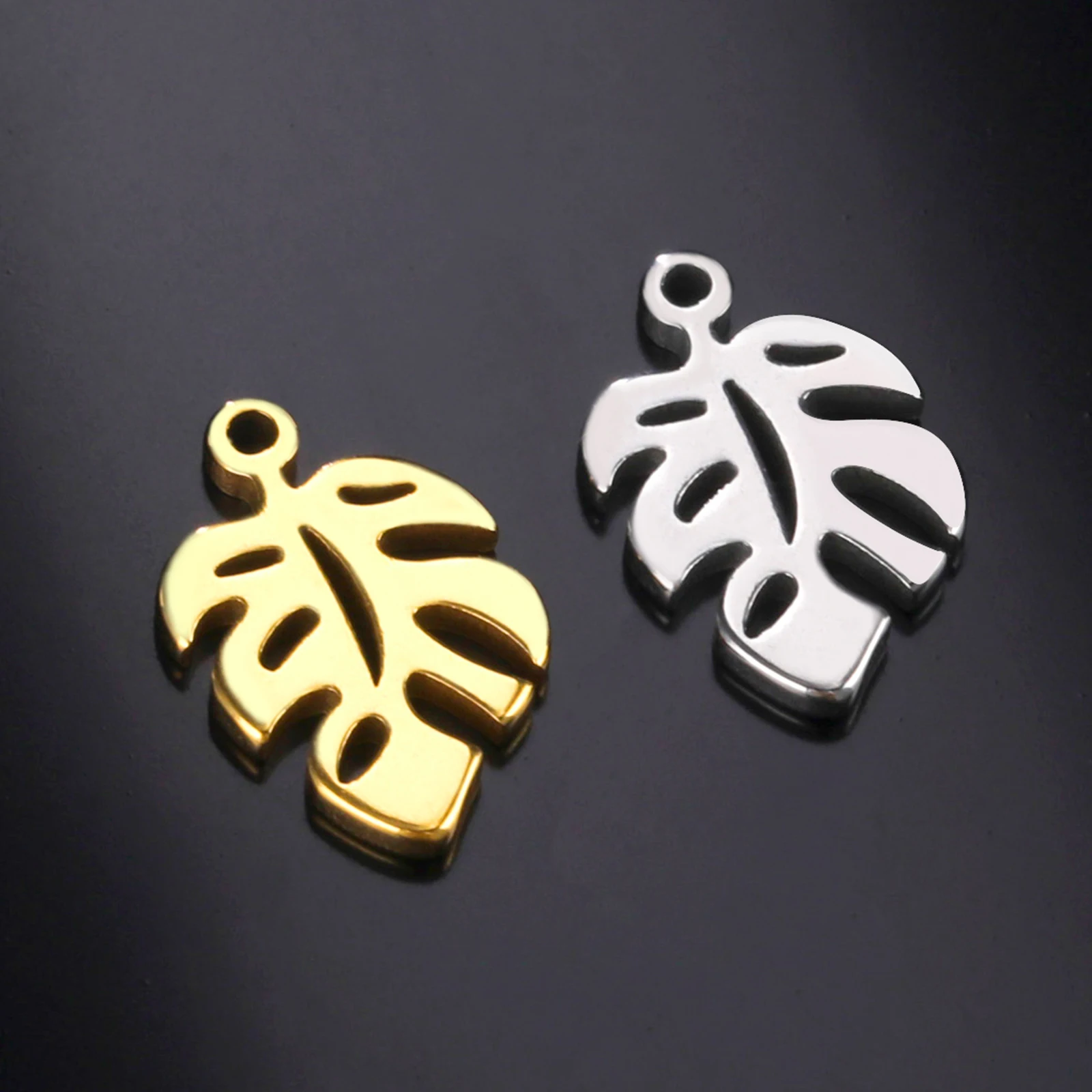 5pcs Stainless Steel Charms for DIY Jewelry Making