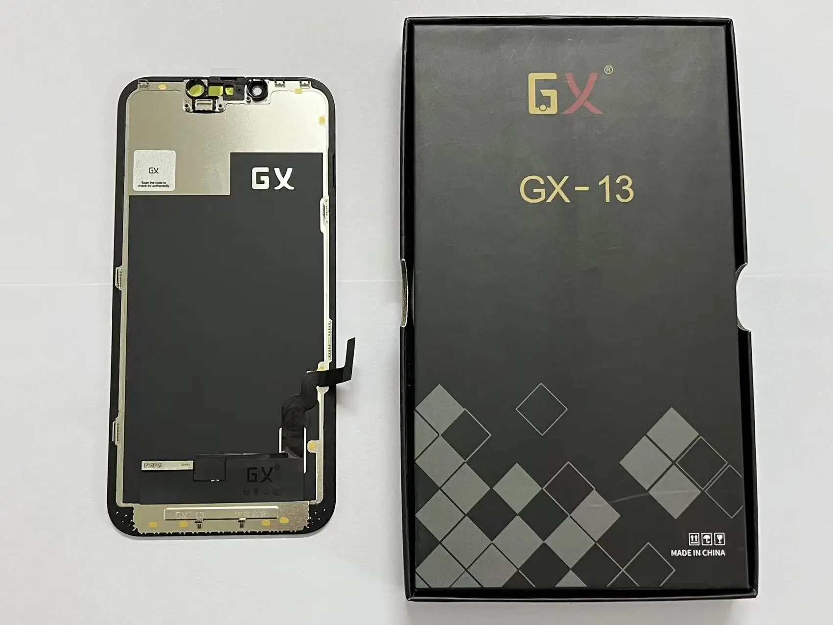 GX OLED For iPhone X XS XSMax 11 12 13 14 15 16Pro Max Display True Tone With 3D Touch Screen For iPhone Replacement With Tools image 3