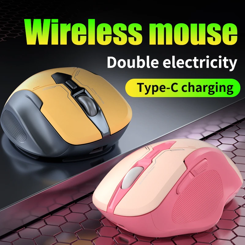 

Bluetooth Wireless Mouse Dual-mode Charging Silent for Laptop Desktop Computer Mechanical E-sports And Gaming NEW 2025