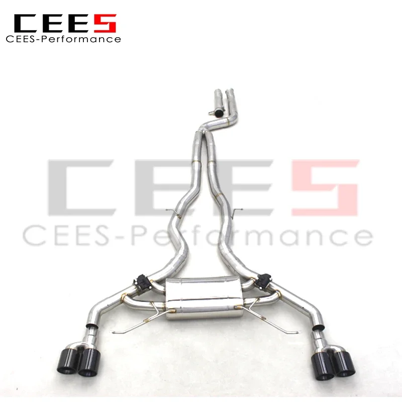 CEES Exhaust M40i Exhaust Pipes for BMW X3/X4 3.0T Tuning Sport Valve Exhaust Muffler Escape System