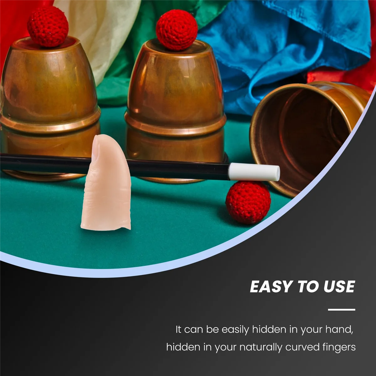Качество! Мягкий кончик большого пальца, поддельный волшебный трюк, виниловая игрушка, забавная шутка