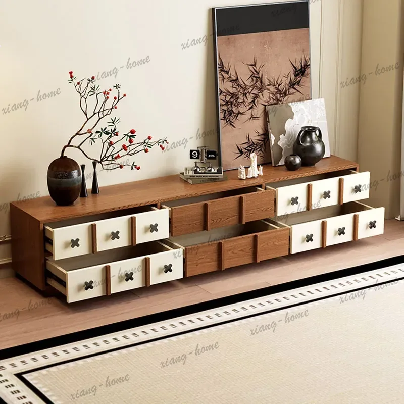 Classic Sideboard TV Stand Glamour Unique Style Media Console Collectable Fireplace Fernsehschrank Living Room Cabinet Furniture