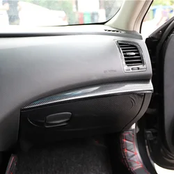 2Pcs Car Interior Central Control Dashboard Decorative Strip Odometer Button Frame Cover Trim For Nissan Teana Altima 2013-2018