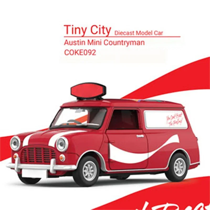 (Pre-order) Tiny 1:50 Morris Mini Pickup / Austin Mini Countryman Red Diecast Model Car