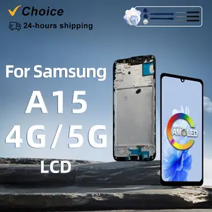 Bilashmart AAA++ 6.5AMOLED Samsung Galaxy A15 5G LCD SM A156B Display Touch Screen Digitizer Replacement Parts A15 4G SM A155F LCD