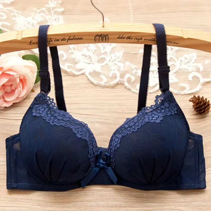 

Hot Sexy Women Bra Fashion Lace Floral Bralette Bras Girls Sweet Wire Free Bra Lingerie Underwear