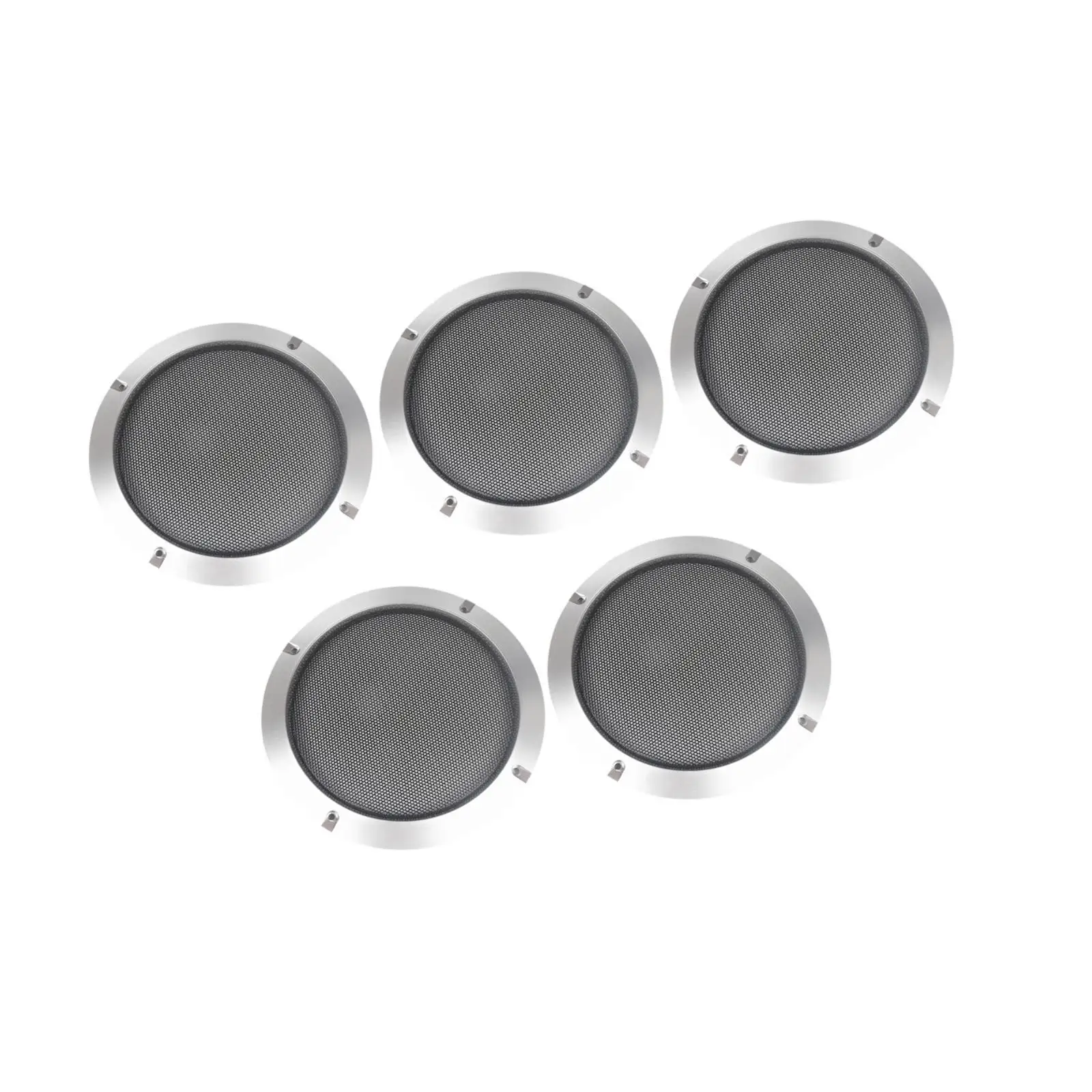 Sturdy 2 Inch Speaker Grill Cover Metal Mesh Subwoofer Guard Protector for DIY Speaker Enclosure Round Easy Installation