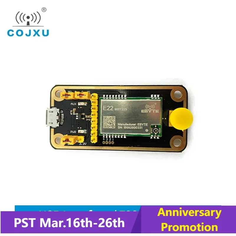 USB to TTL Test Board 22dBm 900MHz E22-900TBL-01 FEC IoT Wireless Transceiver Module