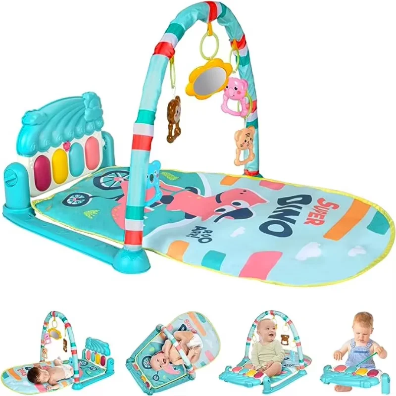 

2023 Baby Products Pedal Gym Mat Toddler Infant Game Baby Piano Activity Playing Play Gym Mat For Baby Infant Newborn