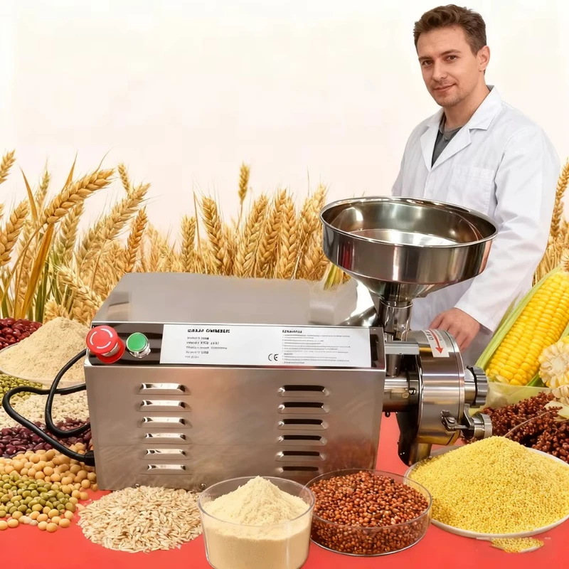 

Rice Corn Grain Bean Flavor Grinder Kitchen Automatic Multifunctional Grinder Stainless Steel