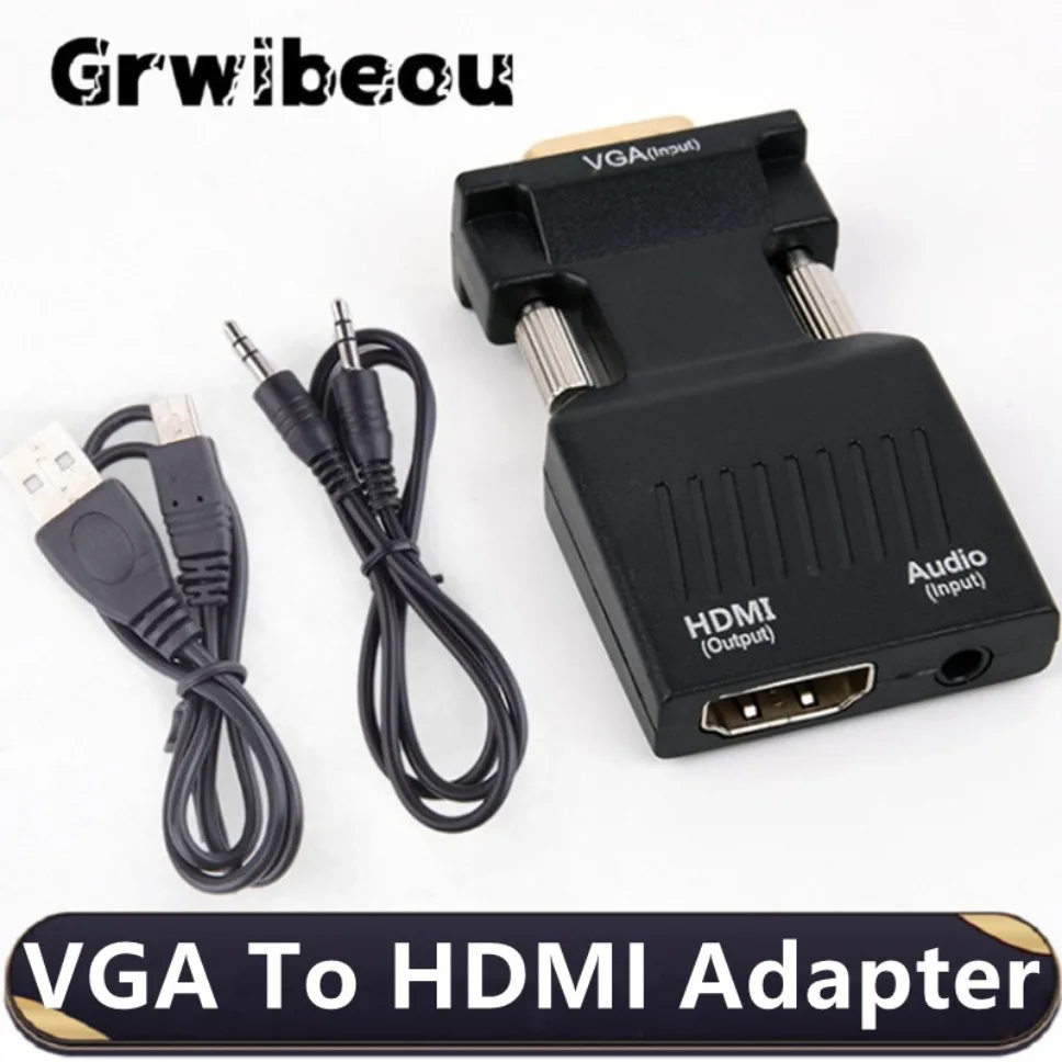 VGA to HDMI converter adapter The best adapter with free shipping only on AliExpress