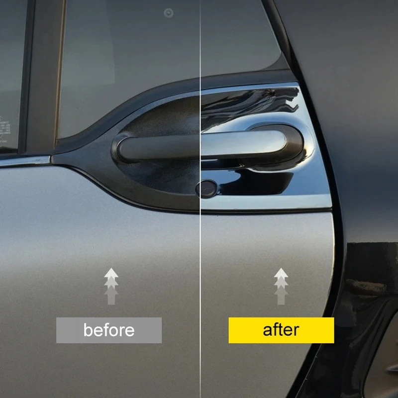 Car Door Handle Door Bowl Protection Guards Trim Stickers for Smart Fortwo 453 2018-2020 Anti Collision Scratches Protector view 3