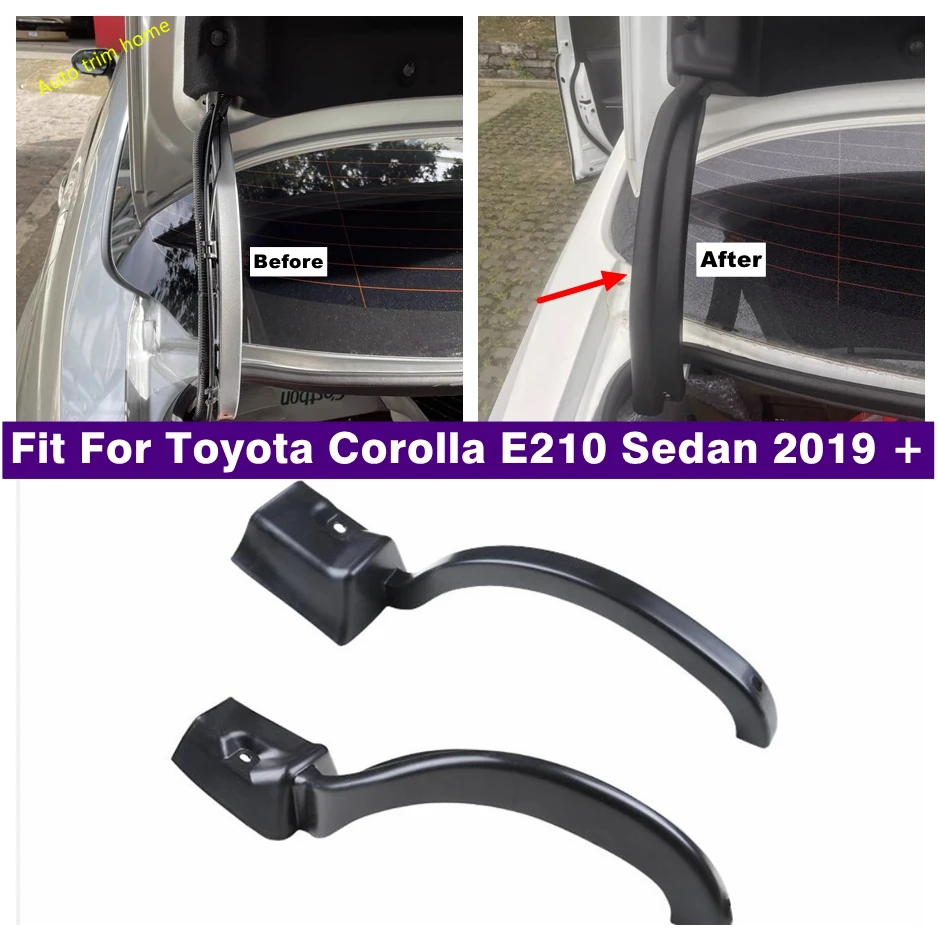 Rear Tail Gate Trunk Door Post Protector Arm Hinge Cover Garnish Trim For Toyota Corolla E210 Sedan 2019 - 2023 Car Accessories