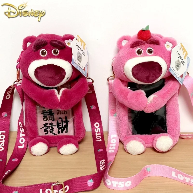 Disney Lotso Crossbody Cartoon Chip Dale Kawaii Women Elegant Handbag Cute Kids Cell Phone Shoulder Bag Girlfriend Gifts