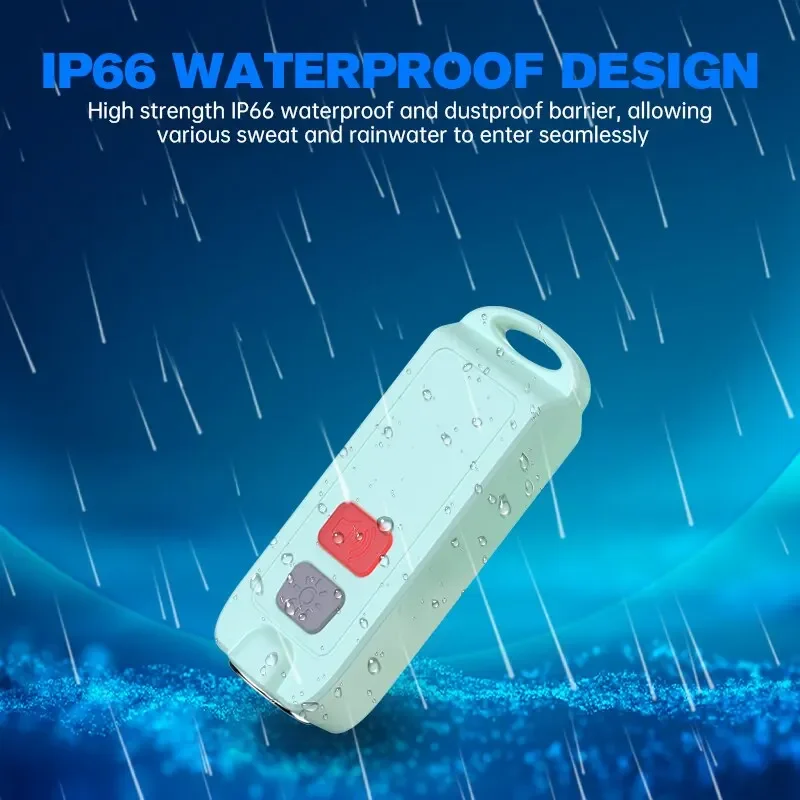 Rechargeable Keychain Alarm for Women Self Defense - 130 DB Loud Waterproof SOS Emergency Safety Alert Device with LED Light