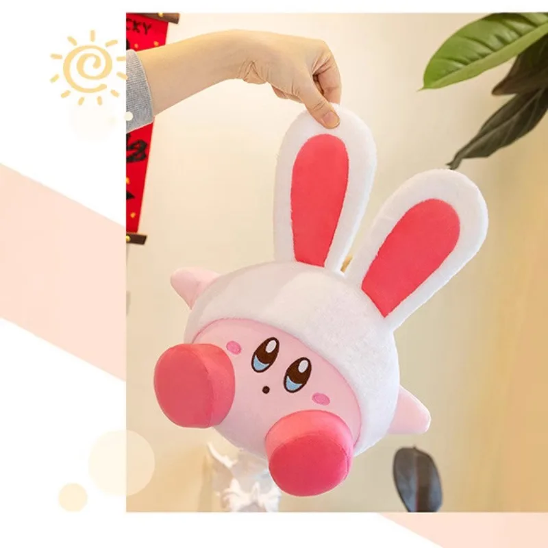 22cm Kirby Kawaii Kirby Plush Toys Game Anime Peripheral Pillow Cartoon Doll Decoration Children Birthday Gift view 5