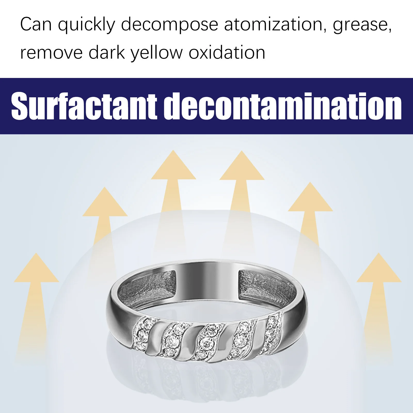 Jewelry Cleaner Solution Fluid for Ultrasonic Machine Cleaner Use Liquid To Clean Gold Silver Watches Diamonds