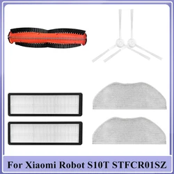 For Xiaomi Robot Vacuum S10T STFCR01SZ Robotic Vacuum Cleaner Part Main Brush Cover Mop Cloth Side Brush HEPA Filter Accessory