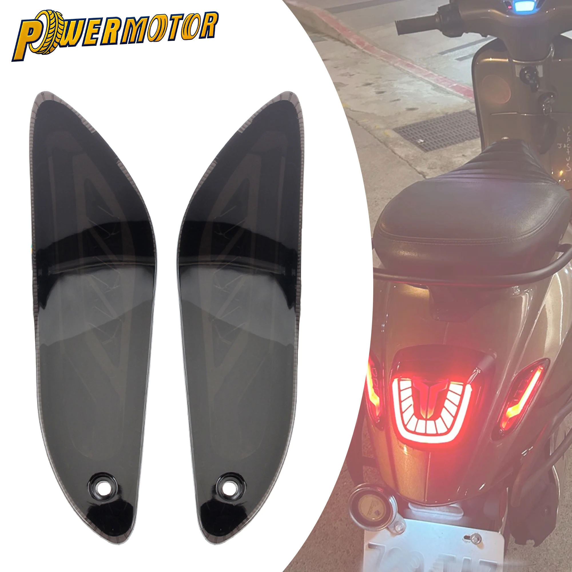 

LED Turn Signal Front Rear For PIAGGIO Vespa Elettrica Primavera Sprint 50 125 150 Scooters Daytime Running Lights Accessories