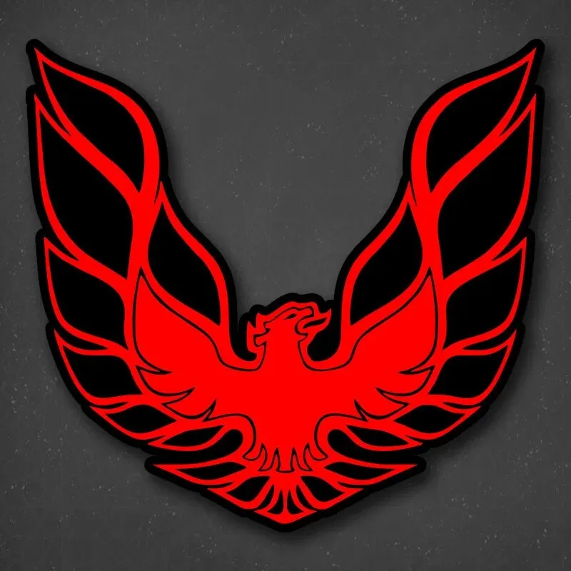 

Наклейка на авто Красный Феникс 20x19см Red Phoenix Waterproof Car Sticker Decal for Bumper,Window