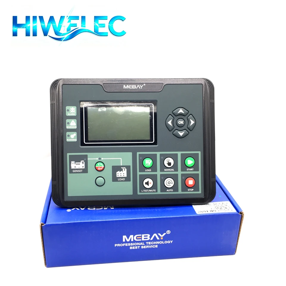 Mebay Generator Controller DC50D MK3 DC50DR MK3 Genset Electronic Control Module Panel for Diesel Engine