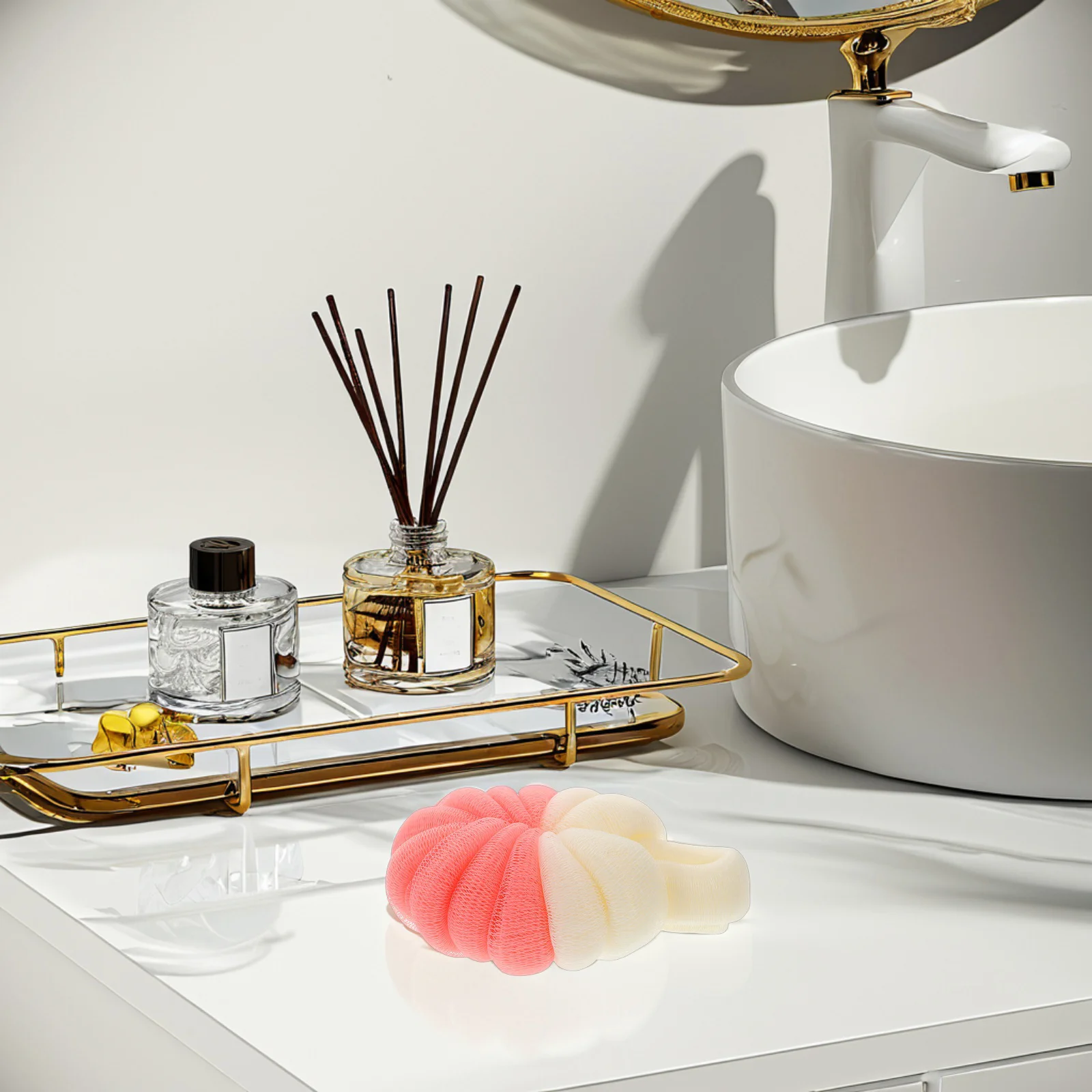 

Large Shower Ball for Body Exfoliating Cleansing Soft Bath Scrubber with Rich Foam Ideal for Home Hotel Spa Use Loofah Bath